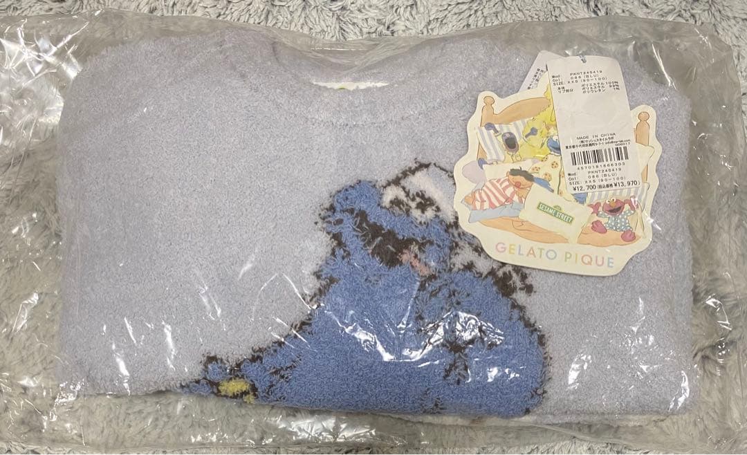90-100】 ジェラート ピケ SESAME STREET KIDS ブルー - メルカリ