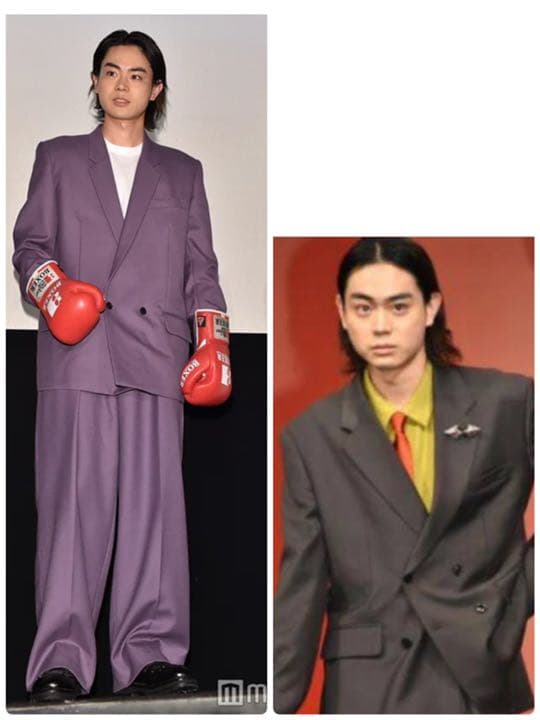 90年代ダブルセットアップスーツ 菅田将暉 - メルカリ