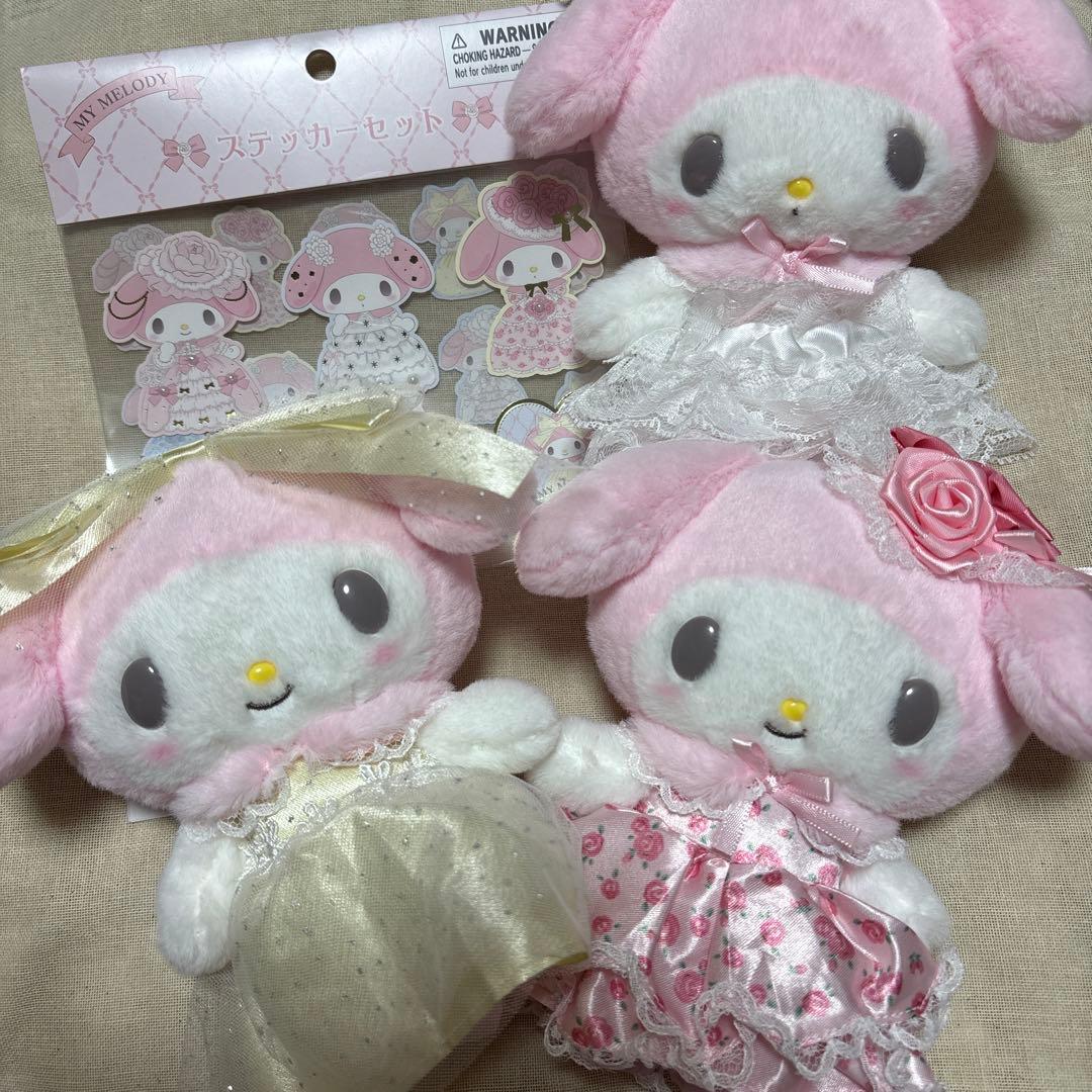 サンリオ マイメロディ マスコットホルダー（レディマイメロディ） 4点