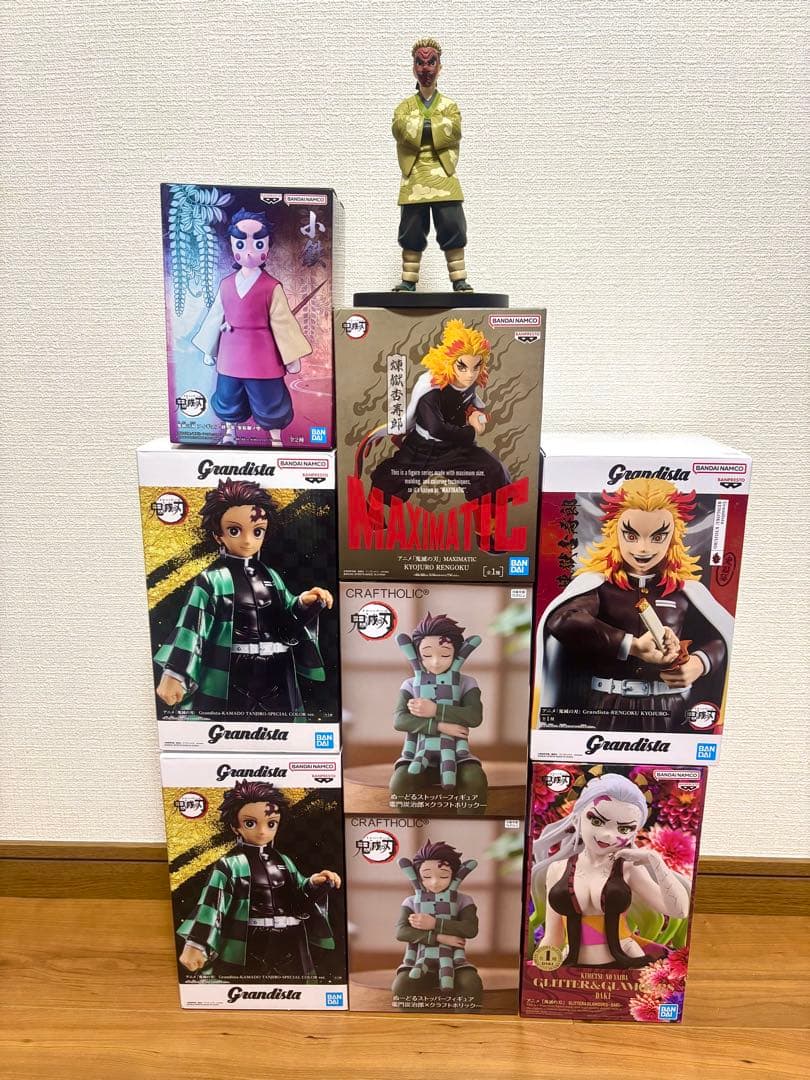 鬼滅の刃 プライズフィギュア 9体セット売り - メルカリ