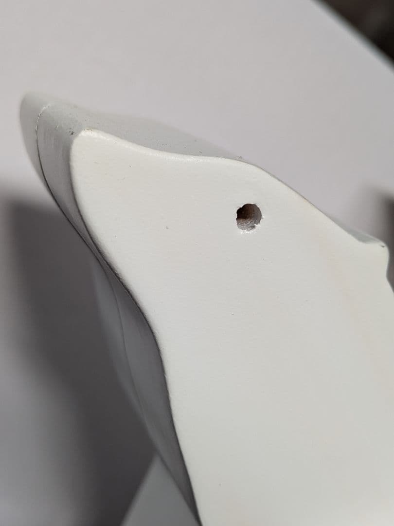 新品だけど少し傷ありオルセー美術館 ポンポン 木製おもちゃ シロクマ