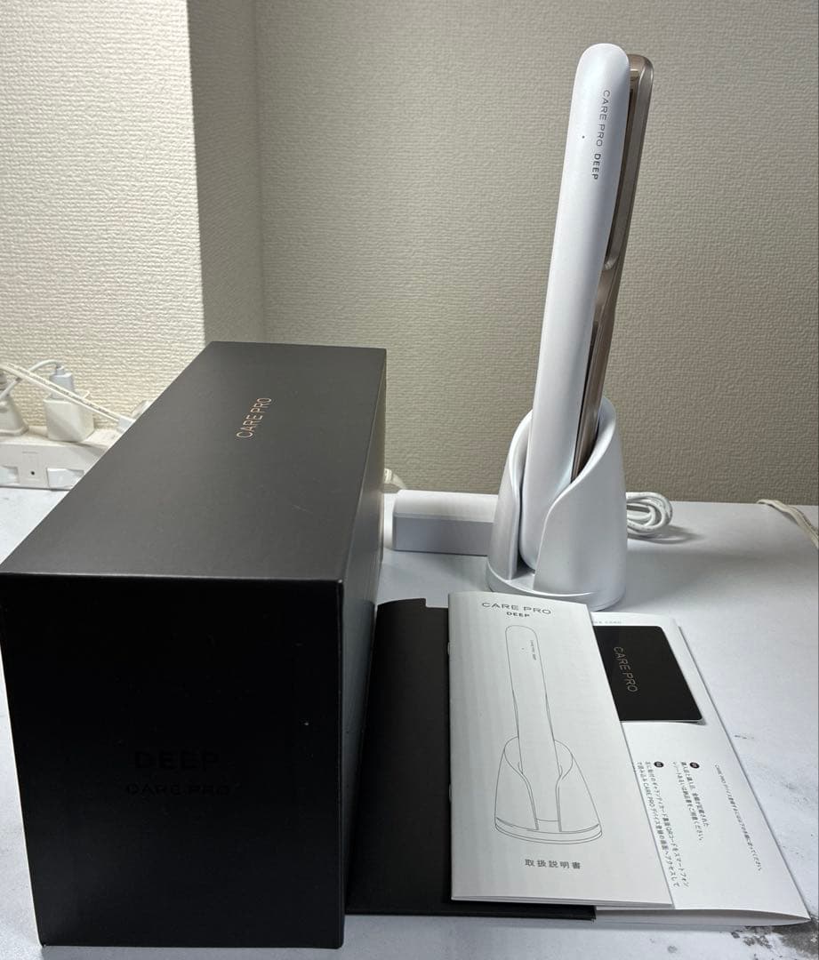 【領収書の掲示有】CARE PRO ケアプロディープ　ヘアアイロン 超音波 CARE PRO（ケアプロ） ディープ 超音波アイロン 超音波トリートメント