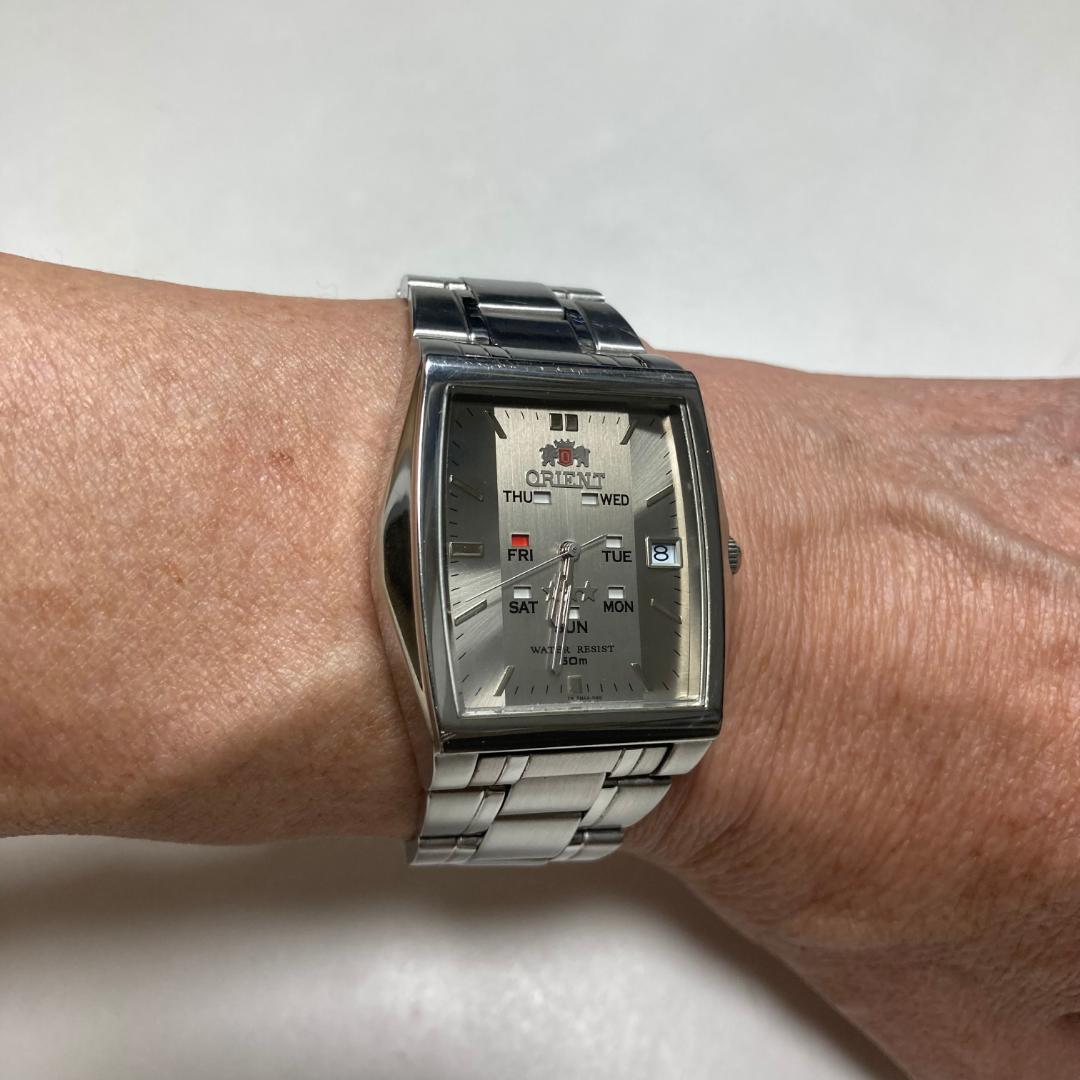 希少】オリエント スリースター スクエア（自動巻き）稼働品 - メルカリ