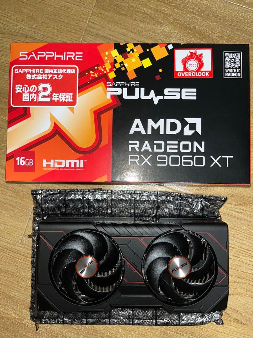 グラフィックボード・グラボ・ビデオカード Sapphire Radeon RX 9060 XT 16GB rx9060xt グラフィックボード ビデオカード Radeon RX 9060」の人気商品一覧