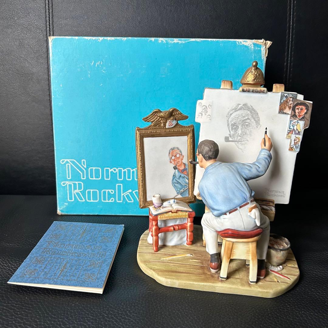 絶版☆ノーマン ロックウェル トリプル セルフポートレート/米国