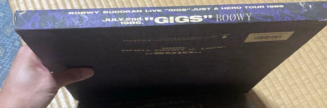 邦楽 G_vocallBOOWYGIGSJUSTA HERO tourCD