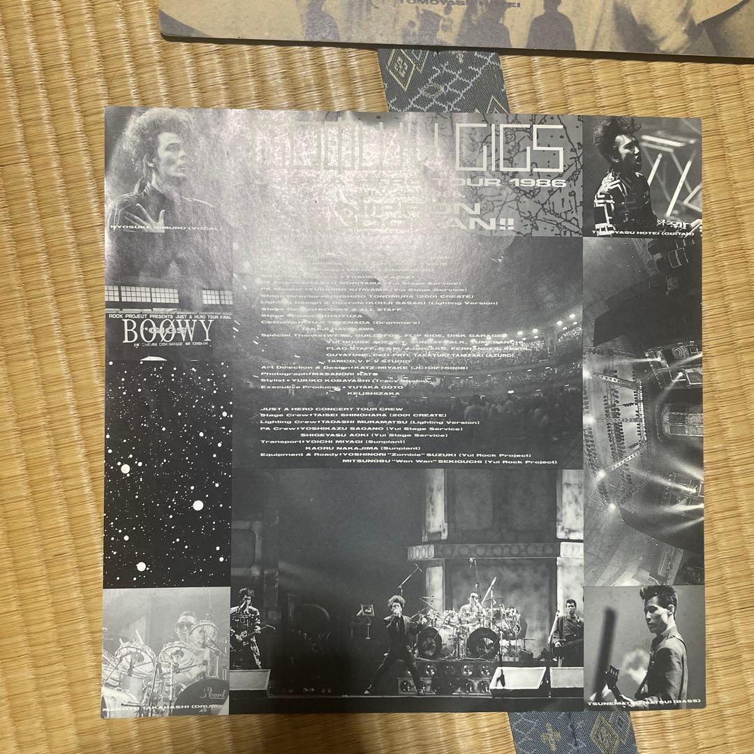 邦楽 G_vocallBOOWYGIGSJUSTA HERO tourCD