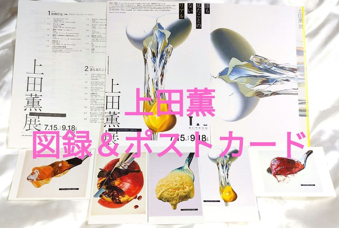 上田薫 図録 パンフレット ポストカード ハガキ スーパーリアリズム絵画 上田薫 図録 パンフレット ポストカード ハガキ スーパーリアリズム