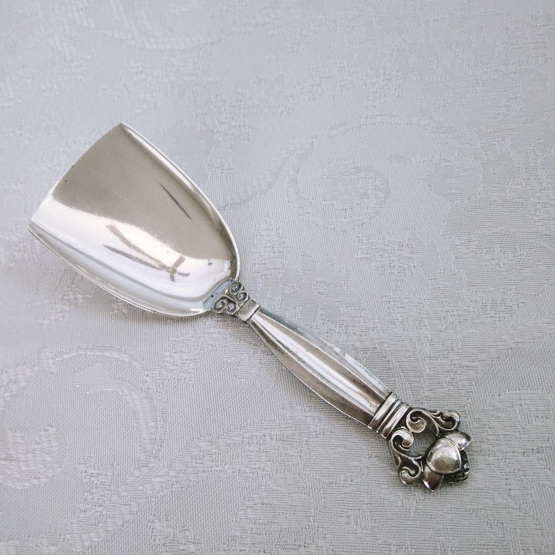   シルバー 茶葉スプーン エコーン 茶葉サーバー シルバースプーン】