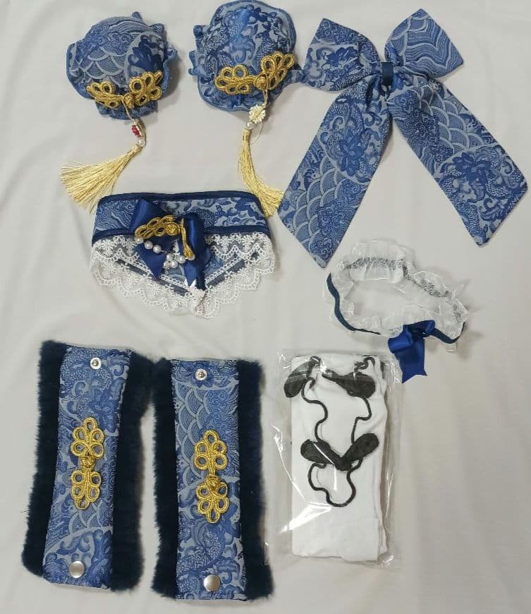 Malymoon/マリームーン】フローティーリボンもこもこチャイナガール