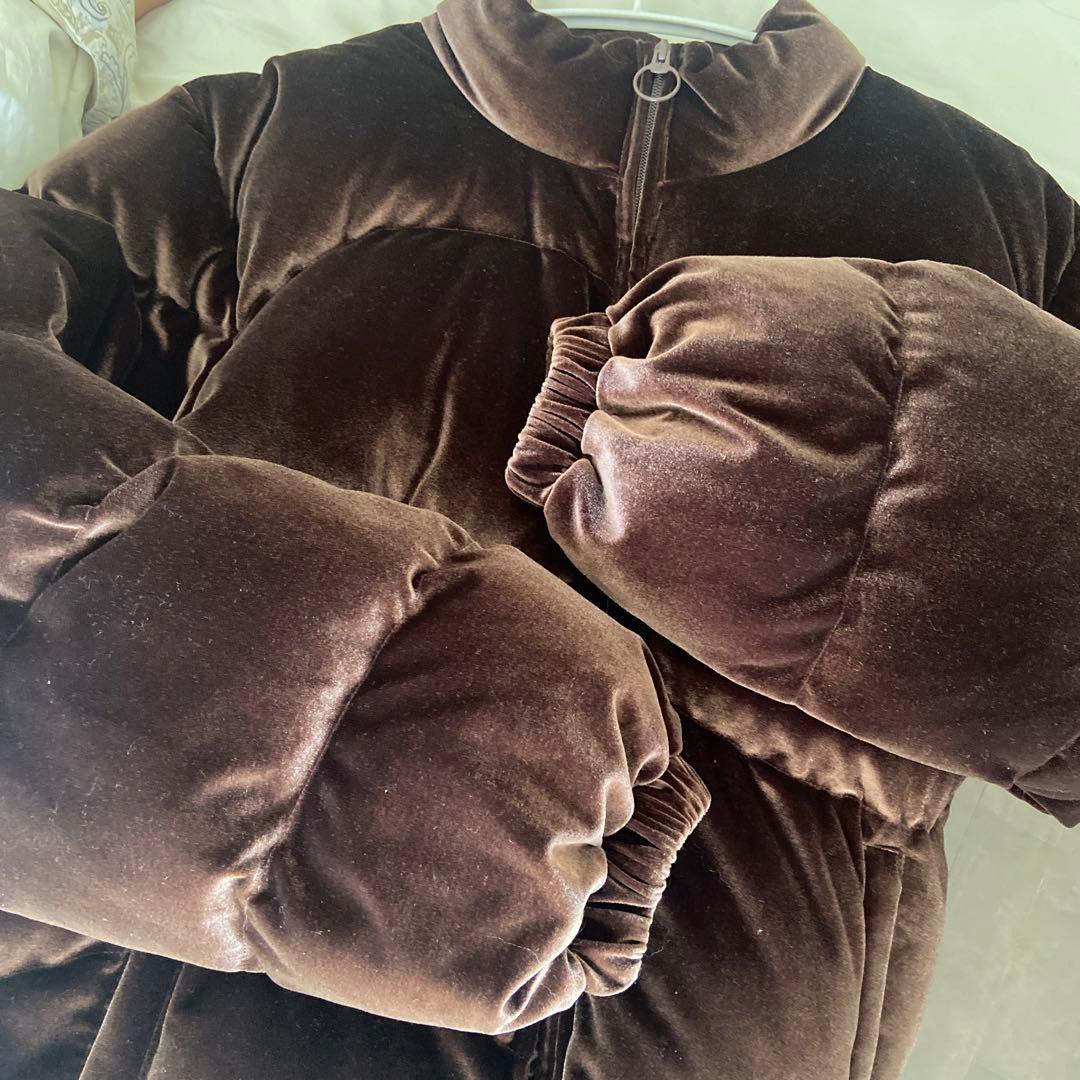 DIME VELVET QUILTED PUFFER ESPRESSO L - メルカリ