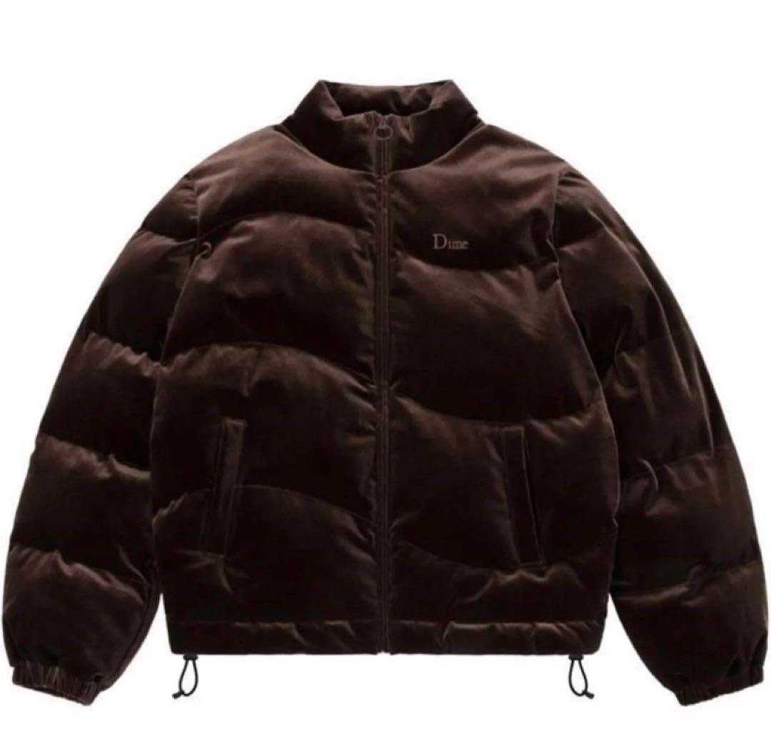 DIME VELVET QUILTED PUFFER ESPRESSO L - メルカリ