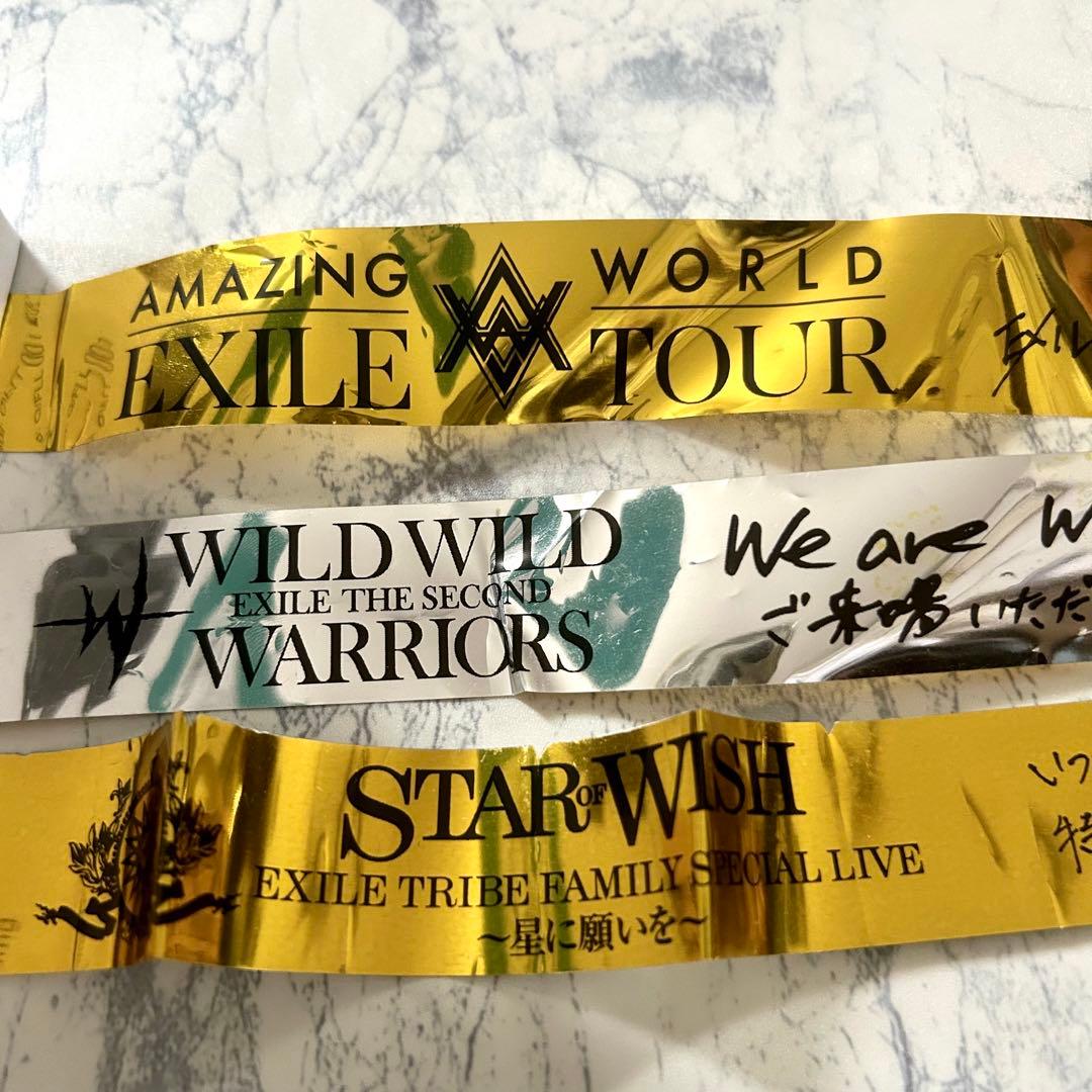 EXILE ライブ 銀テープ 3本セット フル - メルカリ