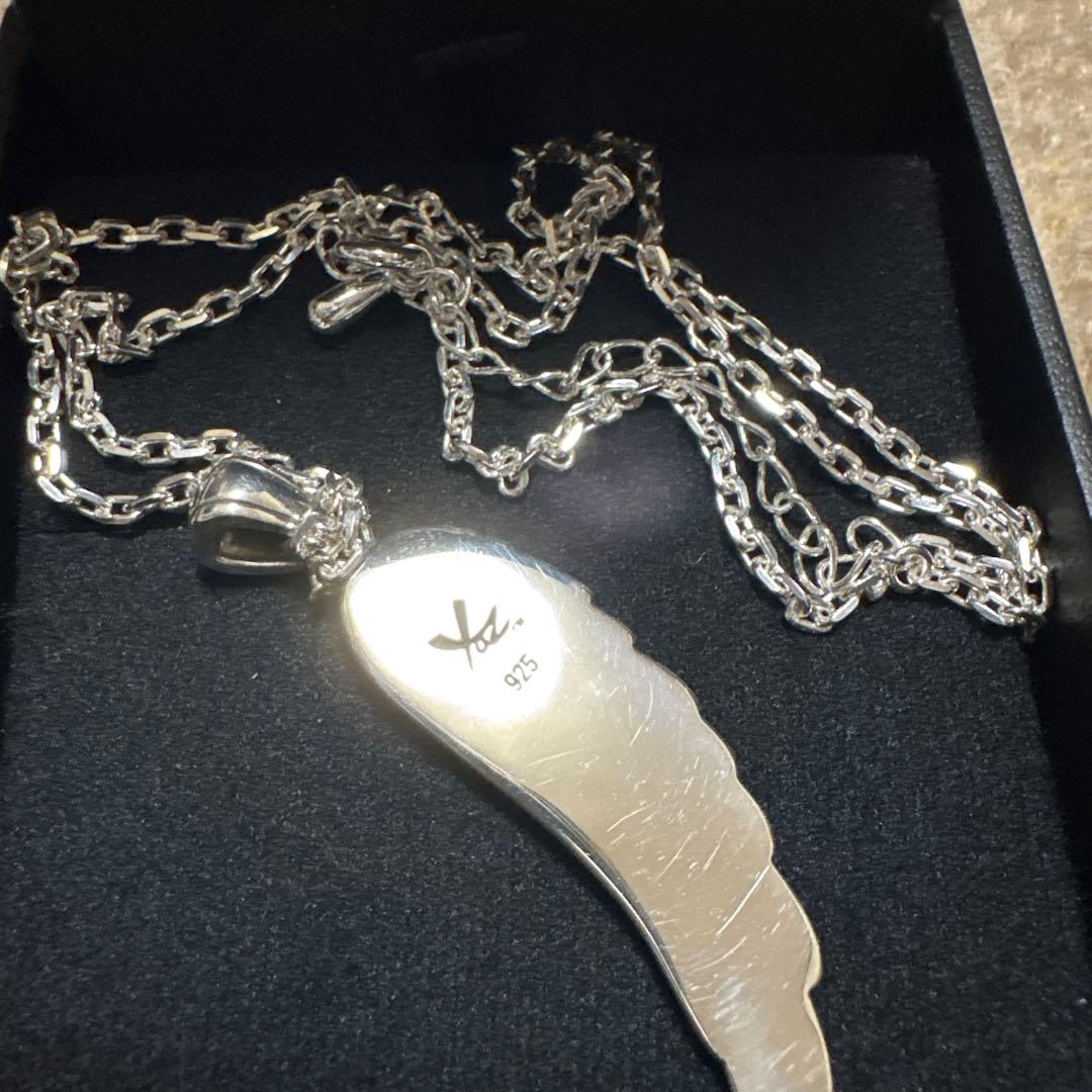 矢沢永吉翼デザイン シルバーネックレス - メルカリ