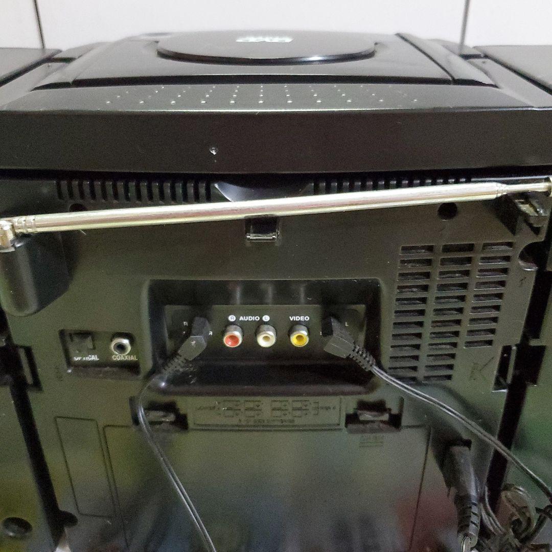 エグゼモード 7インチDVDコンポ リモコンセット 動作品 USB使えます