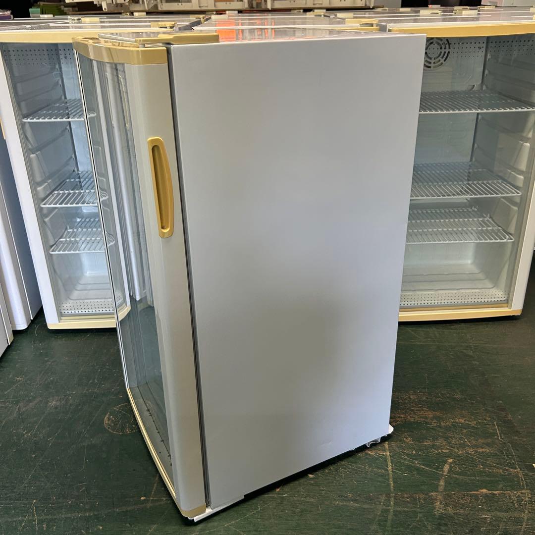 111 業務用 冷蔵ショーケース オフィスコンビニ XW-105 左右開き 小型