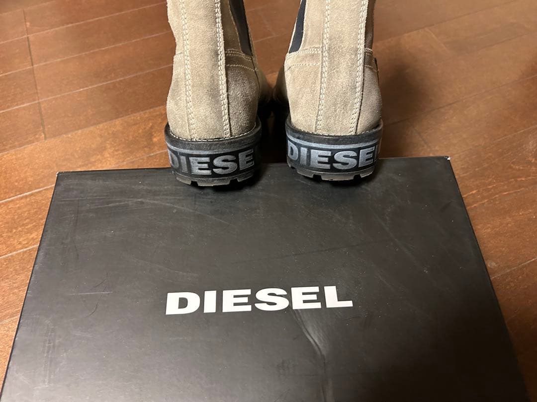 えいまたさん専用[美品ディーゼル DIESEL ダート加工サイドゴアブーツ