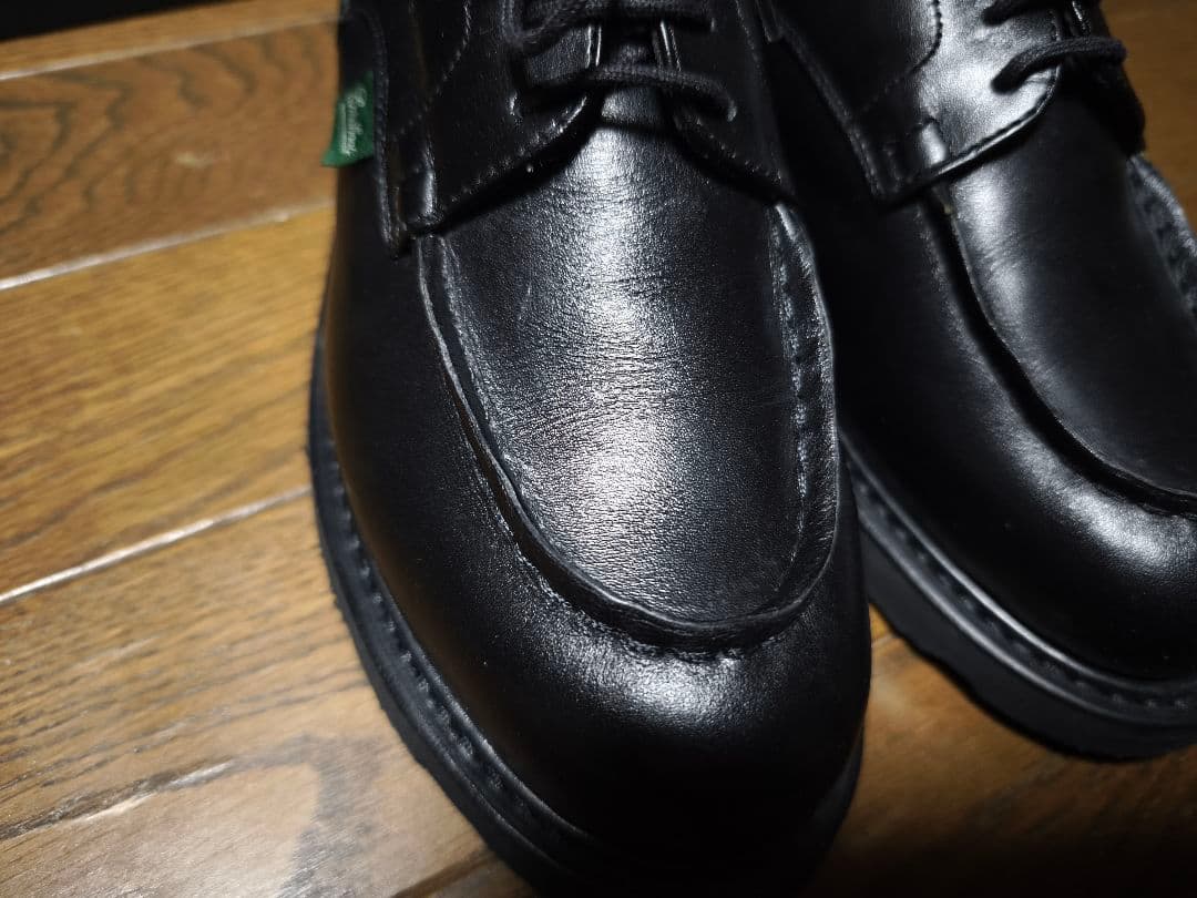 PARABOOT シャンボード UK4ハーフ ブラック 純正シューツリー・箱付き