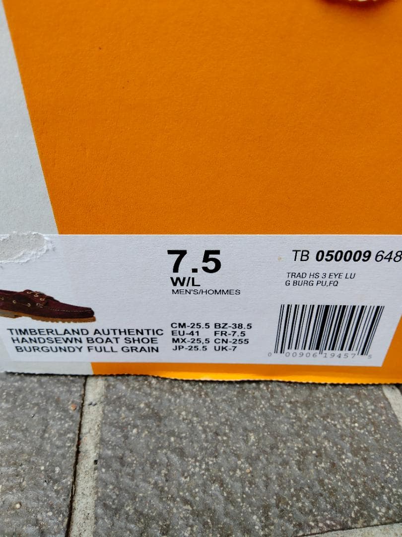 ティンバーランド 新品 us7.5 26.5cm スリーアイ シューズ
