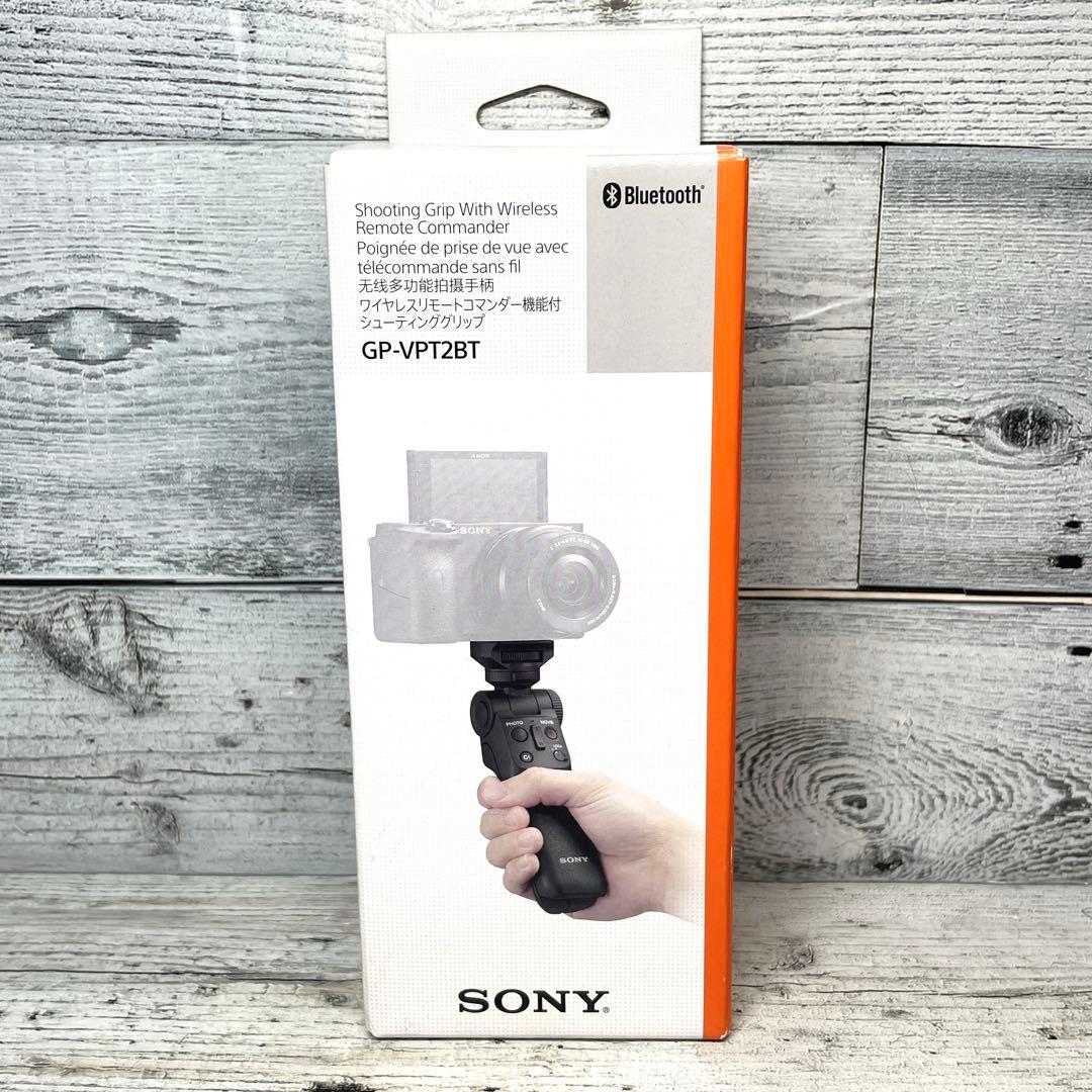 SONYワイヤレスリモートコマンダーシューティンググリップ GP-VPT2BT ワイヤレスリモートコマンダー機能付シューティンググリップ ブラック