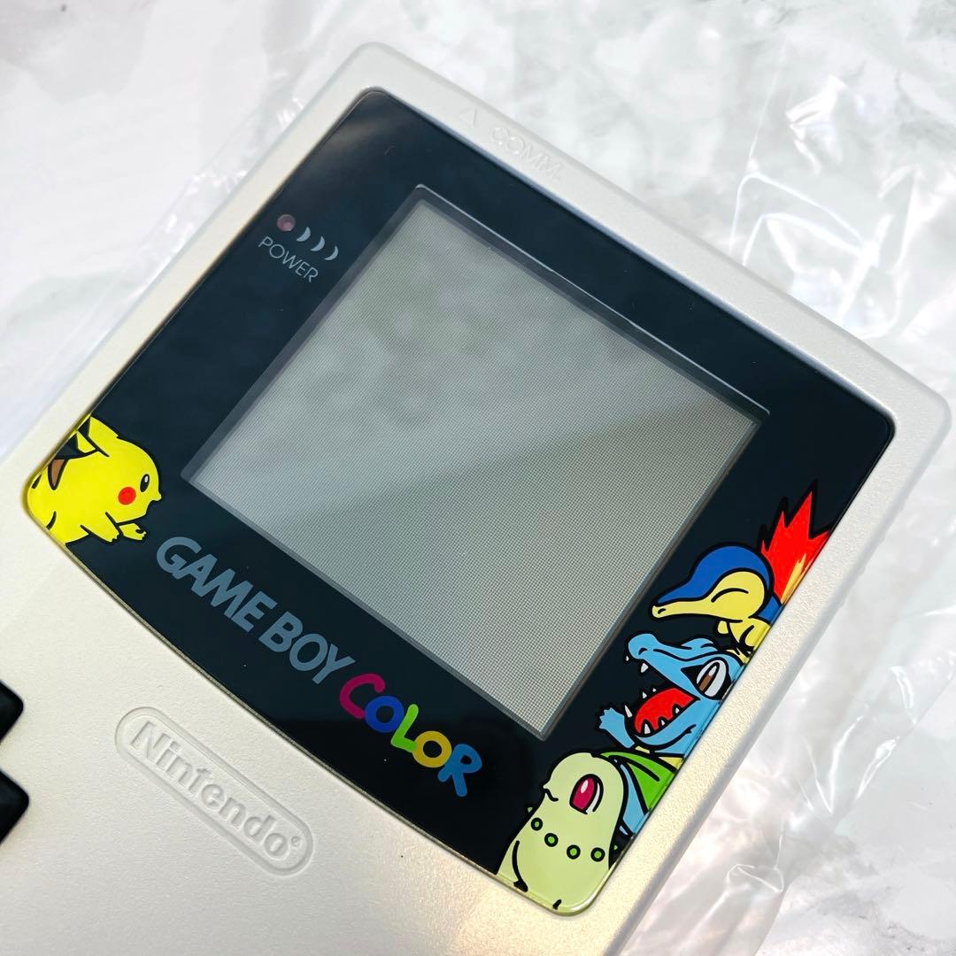 極美品】 任天堂 ゲームボーイカラー 金銀記念バージョン ポケモン