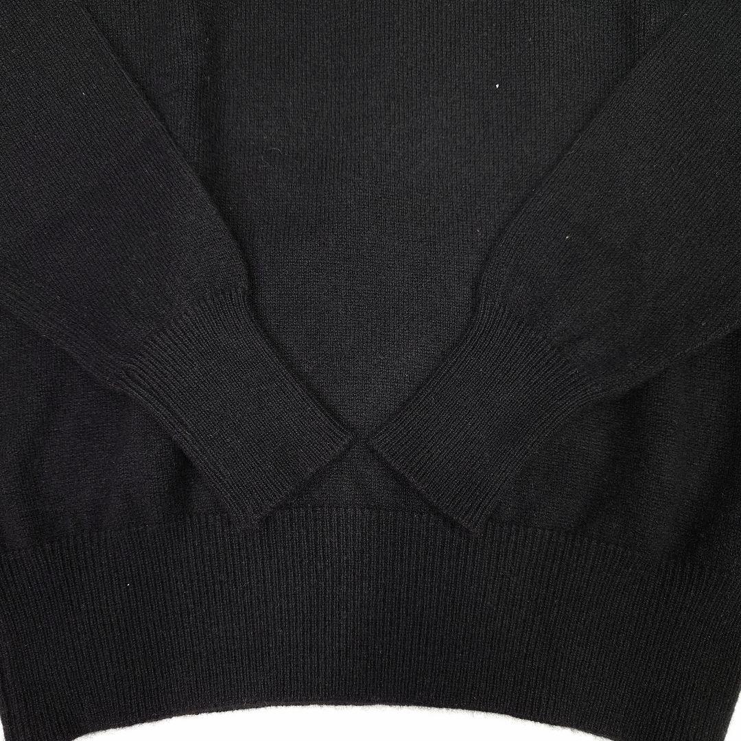 美品】HOGG of HAWICK クルーネック カシミヤ100% ニット 黒