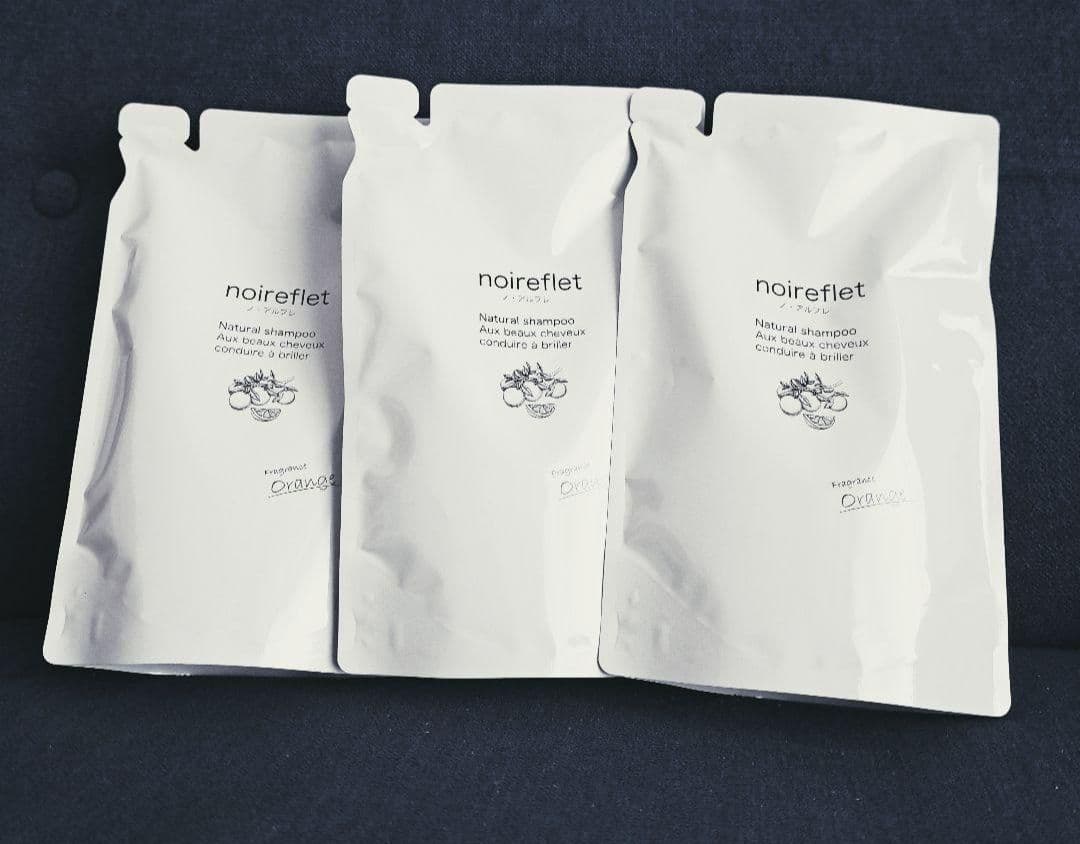 ノアルフレ ナチュラルシャンプー オレンジ　３袋 noireflet ナチュラルシャンプー オレンジ 290mL✖️5袋 新品未開封