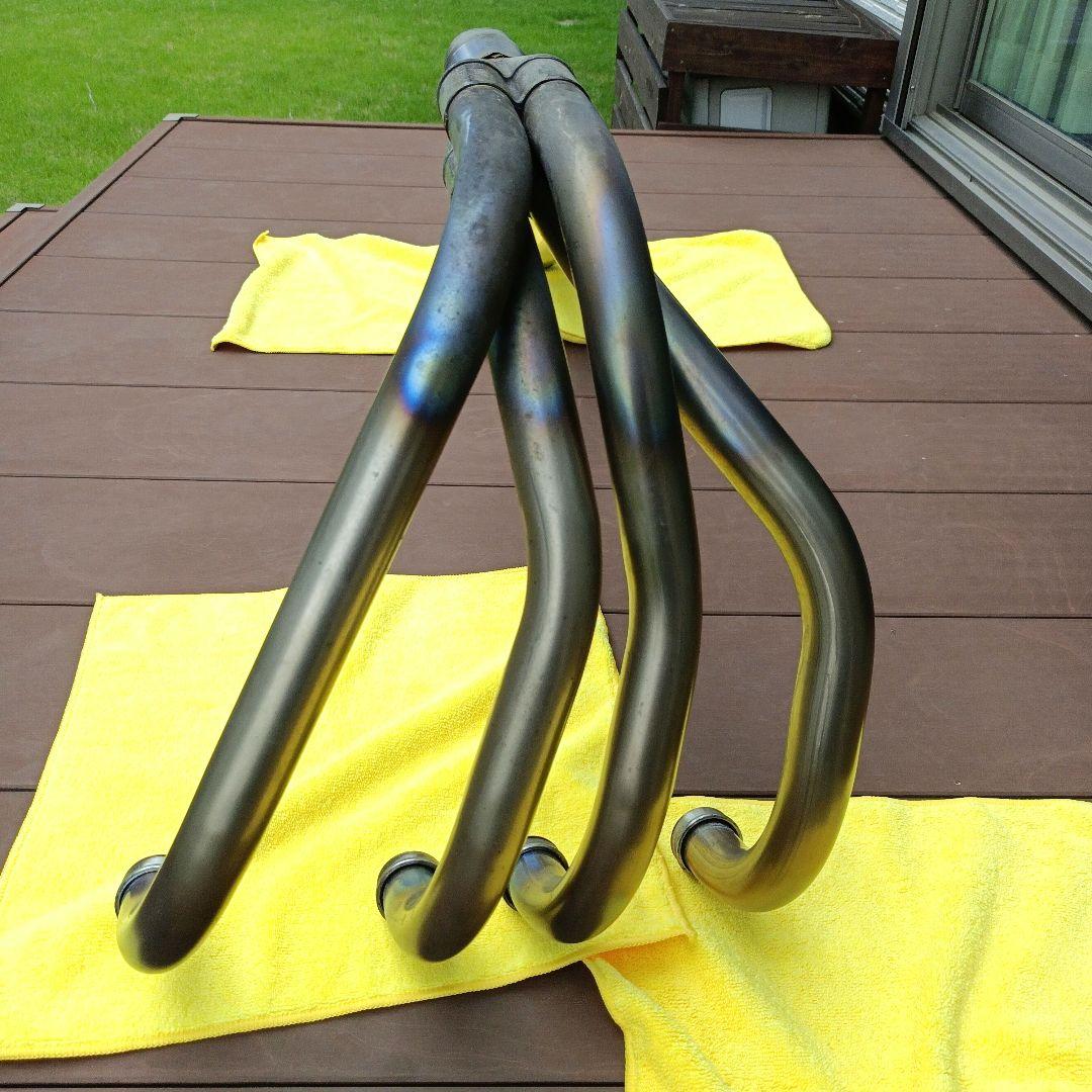 ZRX400】ヨシムラ サイクロン チタンマフラー フルエキ - メルカリ