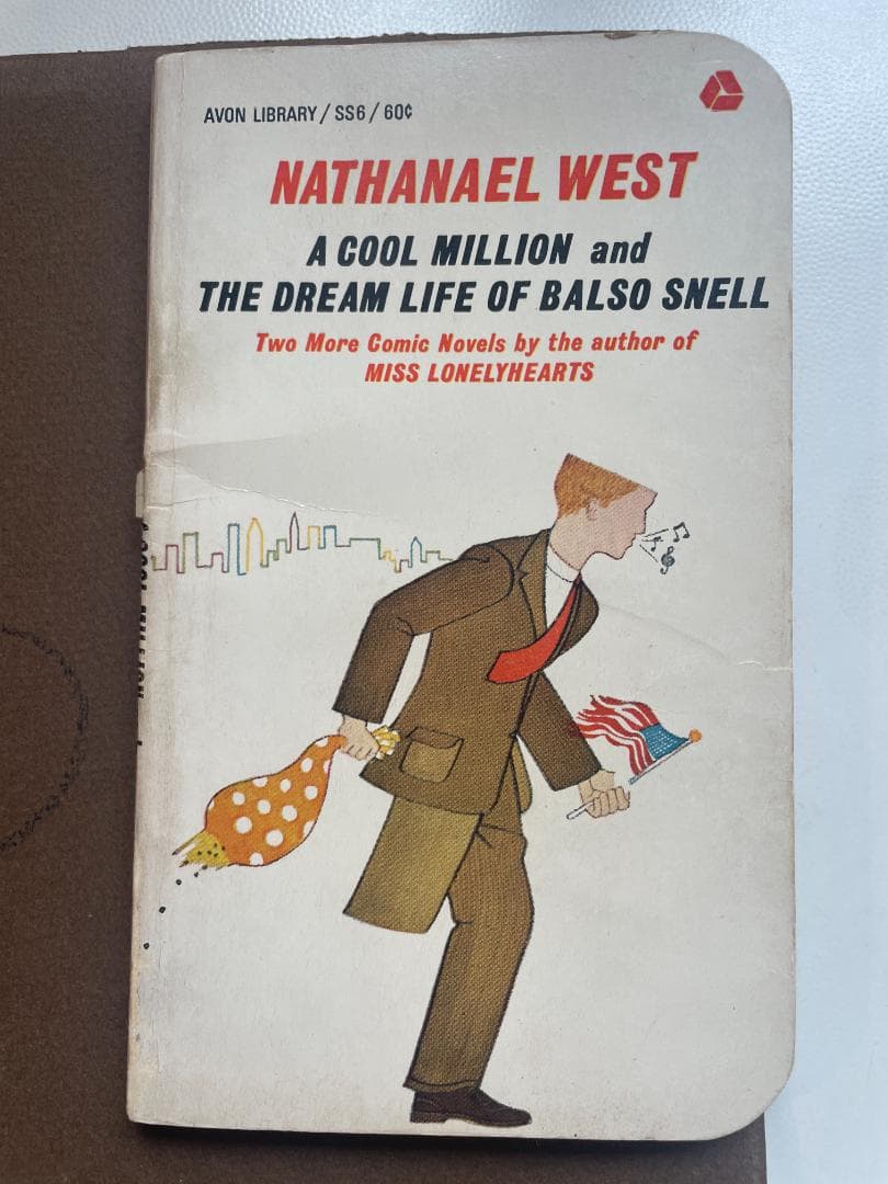 ナサニエル・ウェスト原画表紙版下一点物『クール・ミリオン』60年代