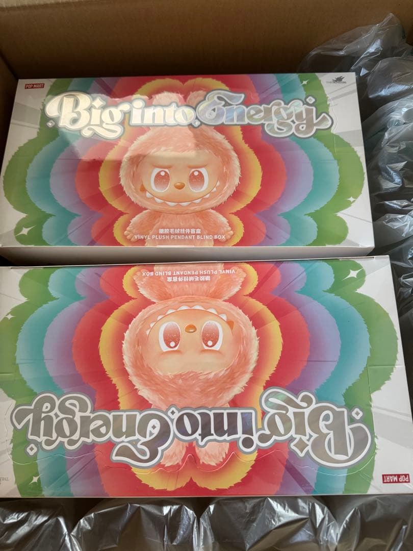 正規品・未開封　Labubu Big into Energy 1アソートボックス THE MONSTERS Big into Energy Series-Vinyl Plush Pendant Blind Box