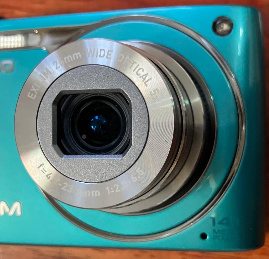 CASIO EXILIM EX-Z2300デジカメ エメラルドグリーン動作確認済 - メルカリ