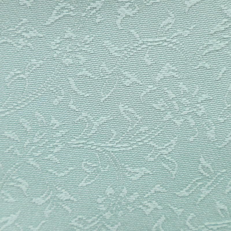 《Happy★長尺■色無地◆淡いグリーン■細やか花唐草地紋◆IG1-4》