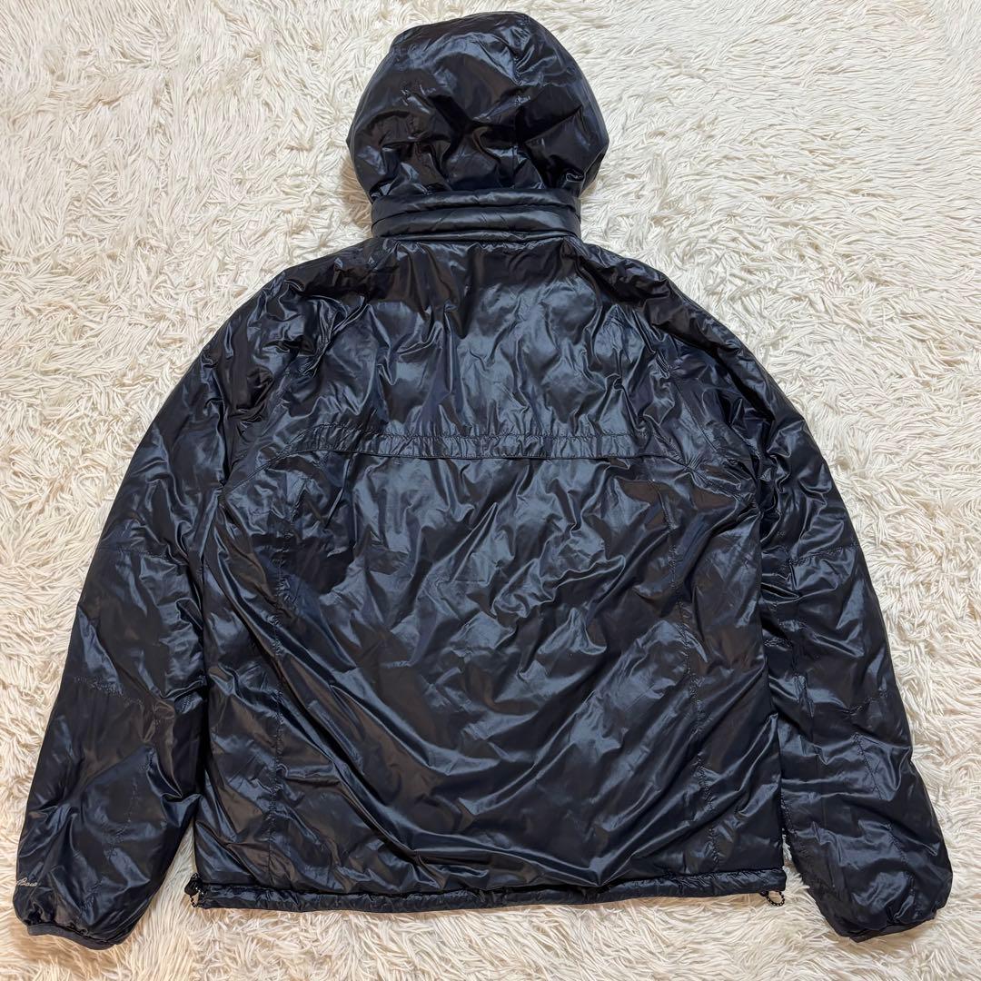 00s エディーバウアー リバーシブル グースダウン ダイヤキルト フード