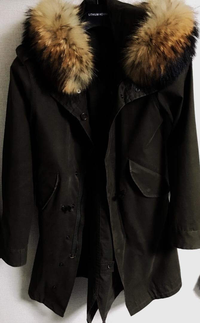 リチウムオム OLMETEX ラクーンファー モッズコート