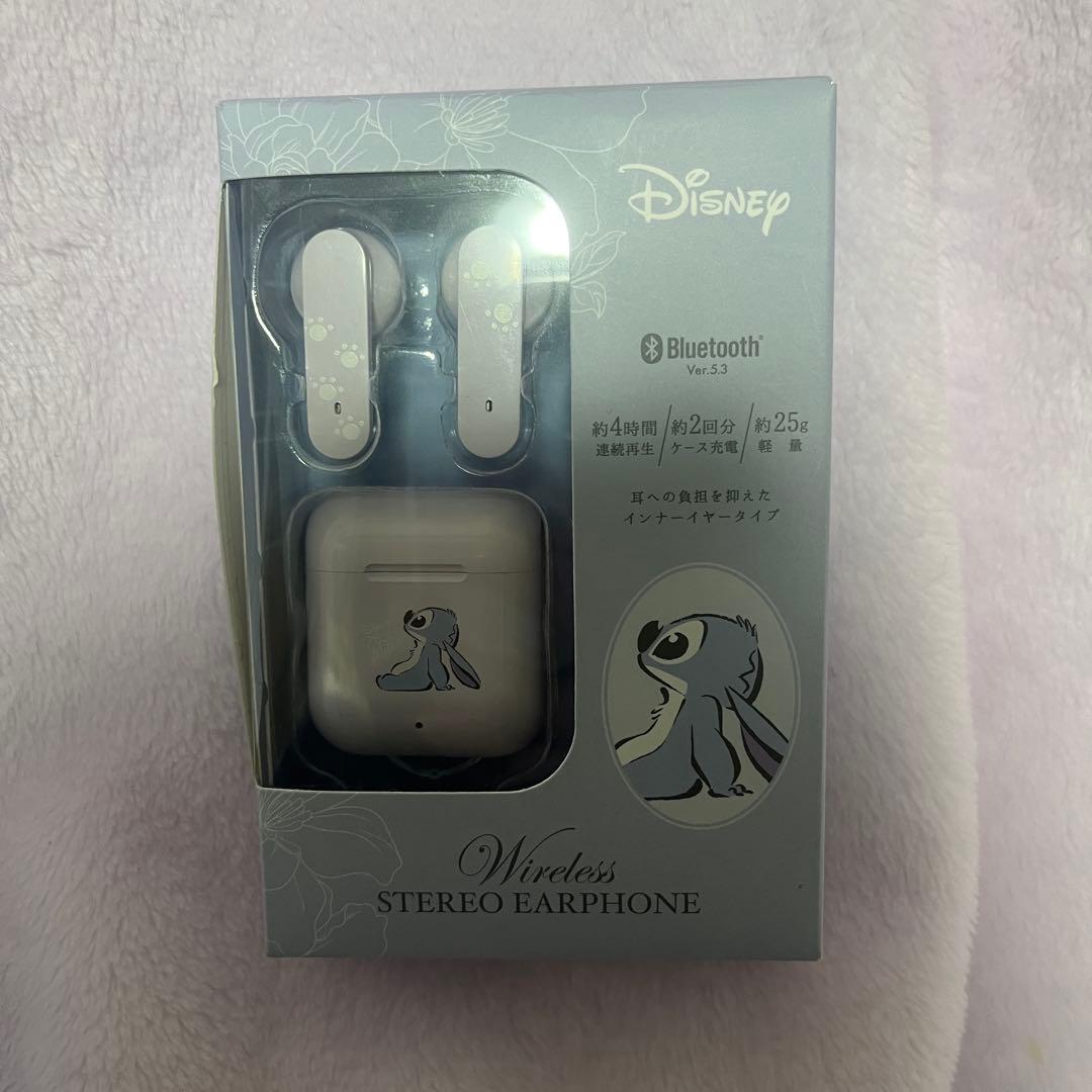 ディズニー Disney スティッチ ワイヤレスイヤホン Bluetooth - メルカリ