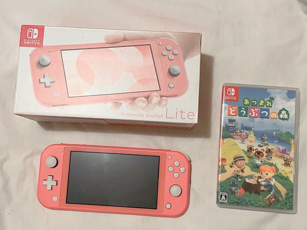 Nintendo Switch Lite ピンク + あつまれ どうぶつの森 Amazon.co.jp: 【整備済み品】 Nintendo Switch Lite あつまれ