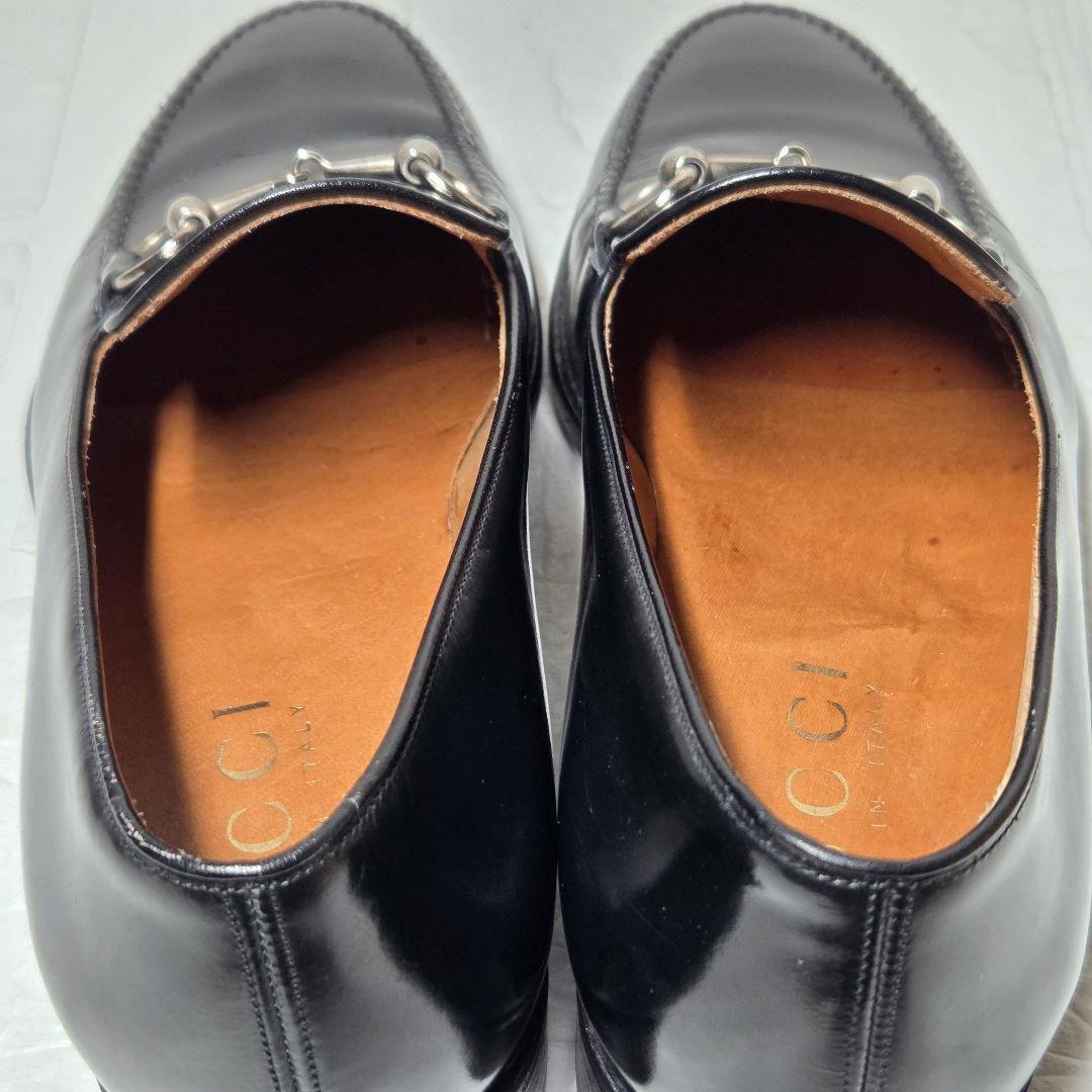 GUCCI ホースビットローファー ヨルダーン 7.5D(26cm) ブラック