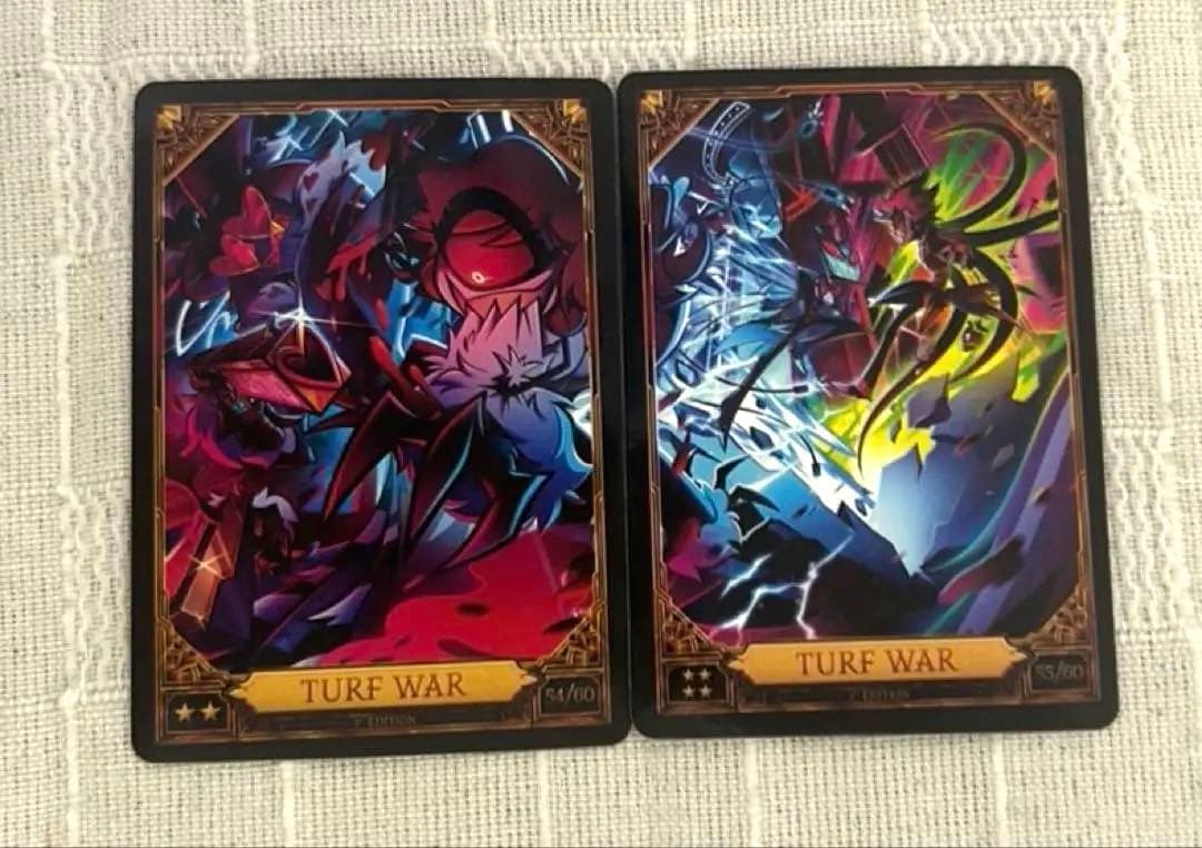 ハズビンホテル トレーディングカード TURF WAR 2種セット - メルカリ