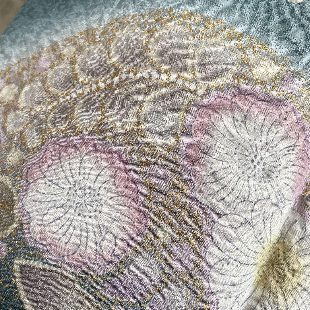 訪問着 フルセット 辻ヶ花 金彩加工 パールトーン加工 着物 L2 - メルカリ