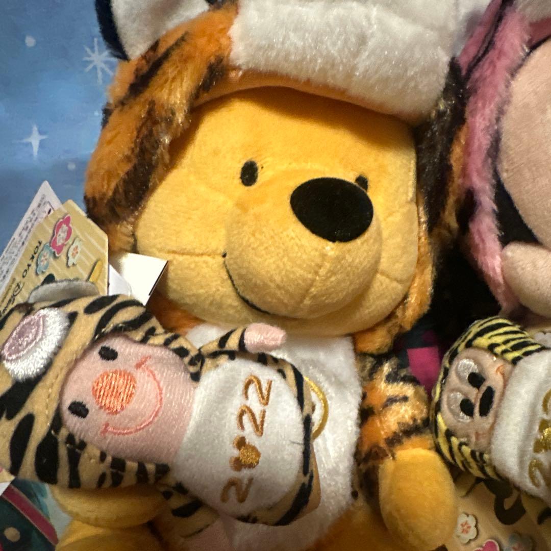 2022年干支 ぬいぐるみ 寅年 ミッキー ミニー プーさん ぬいぐるみ