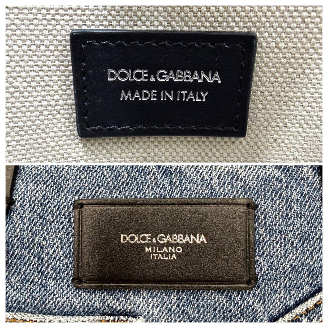 極美品】ドルチェ&ガッバーナ ショルダー パッチワーク デニム アダモ