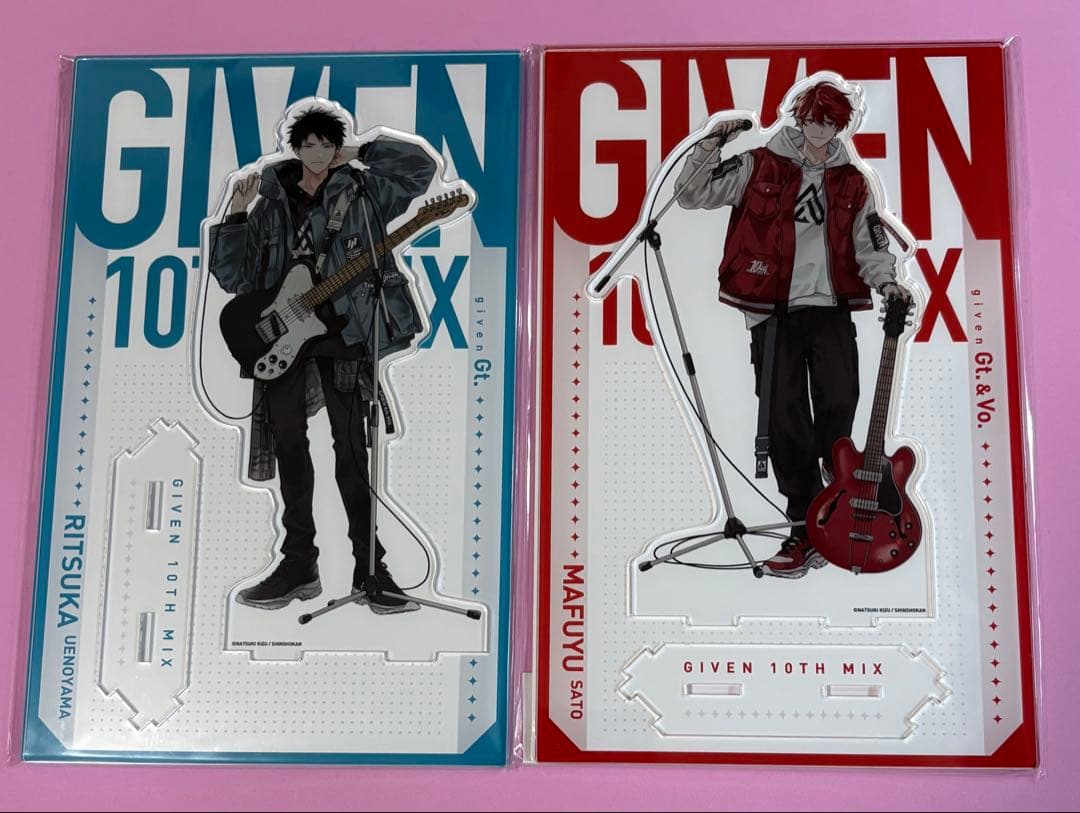 ギヴン　ギヴン展　つながるBIGアクリルスタンド　真冬　立夏 Amazon.co.jp: ギヴン展 つながるBIGアクリルスタンド 立夏 真冬 N