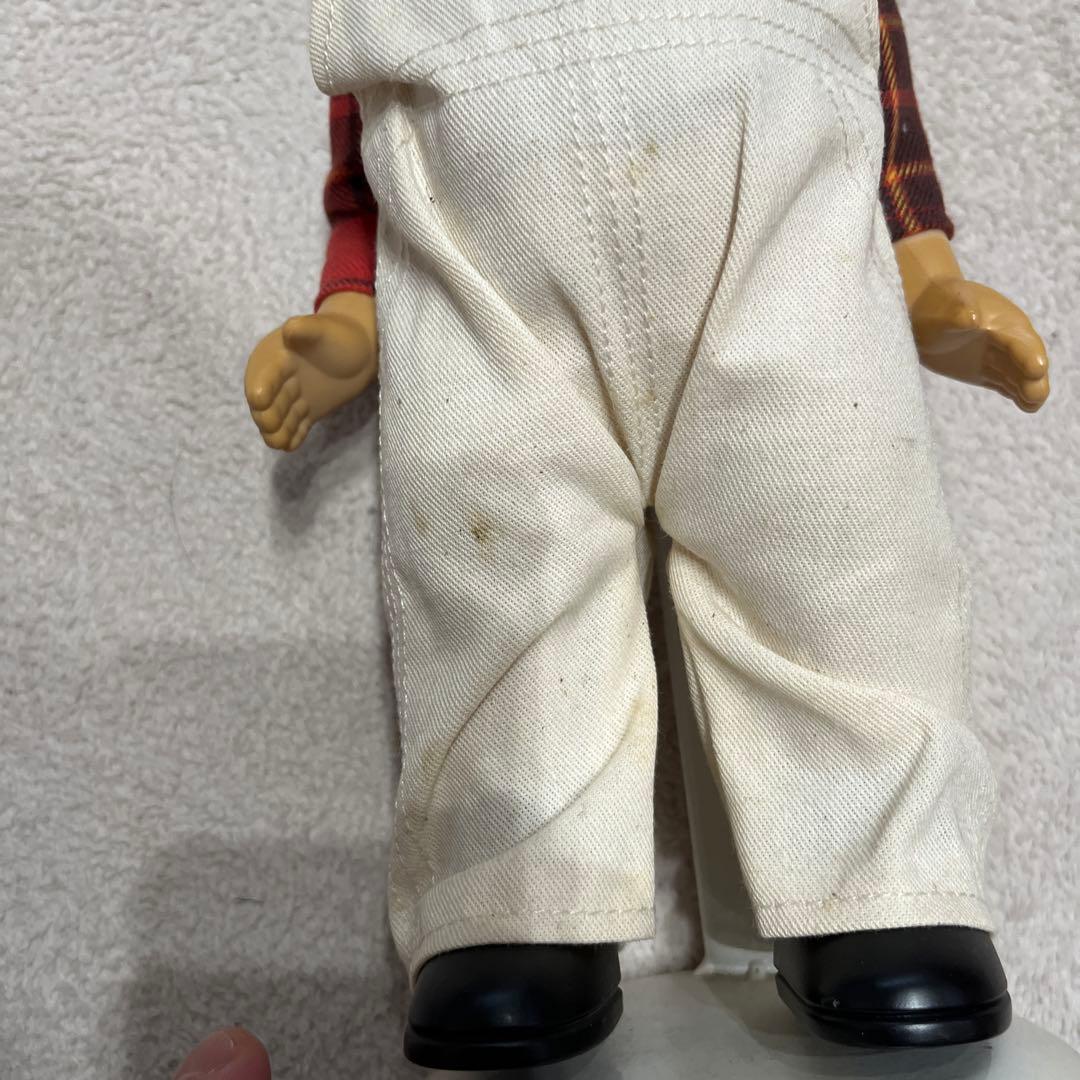 最終値下げ buddy lee 人形 オーバーオール チェック柄シャツ