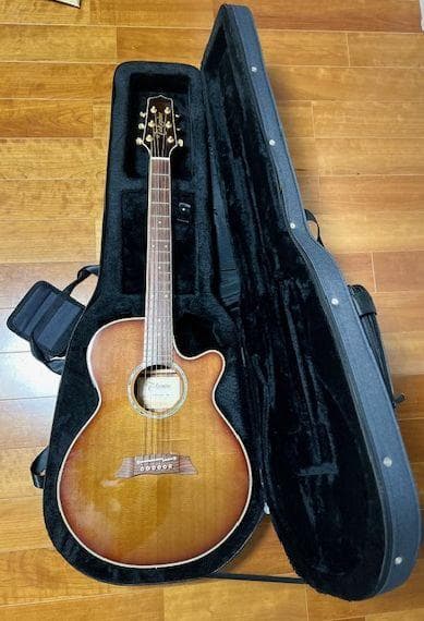 初心者も エレキ奏者も弾きやすい薄胴エレアコ タカミネTSP138C TB