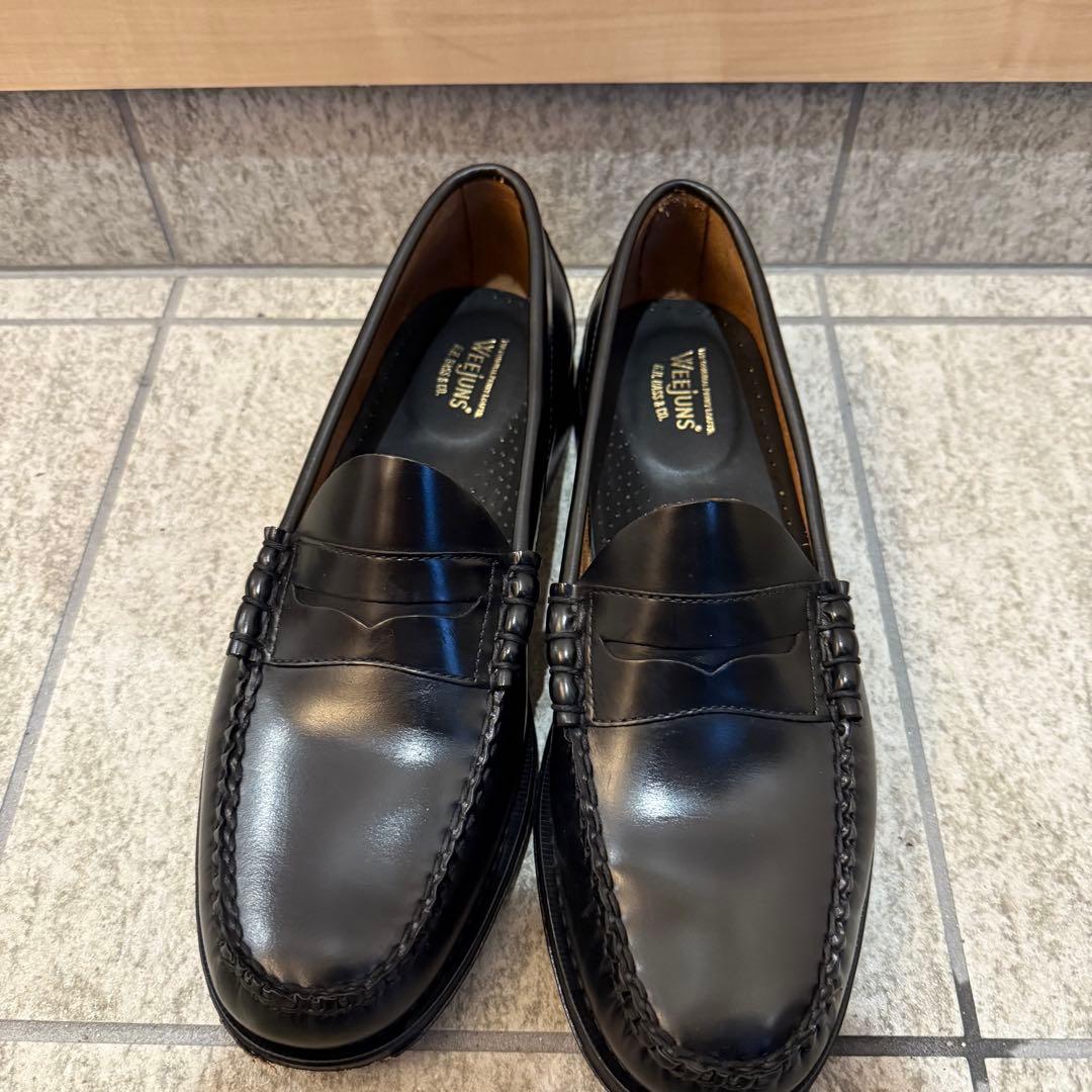 の　G.H.Bass Weejuns LARSON ローファー ブラック