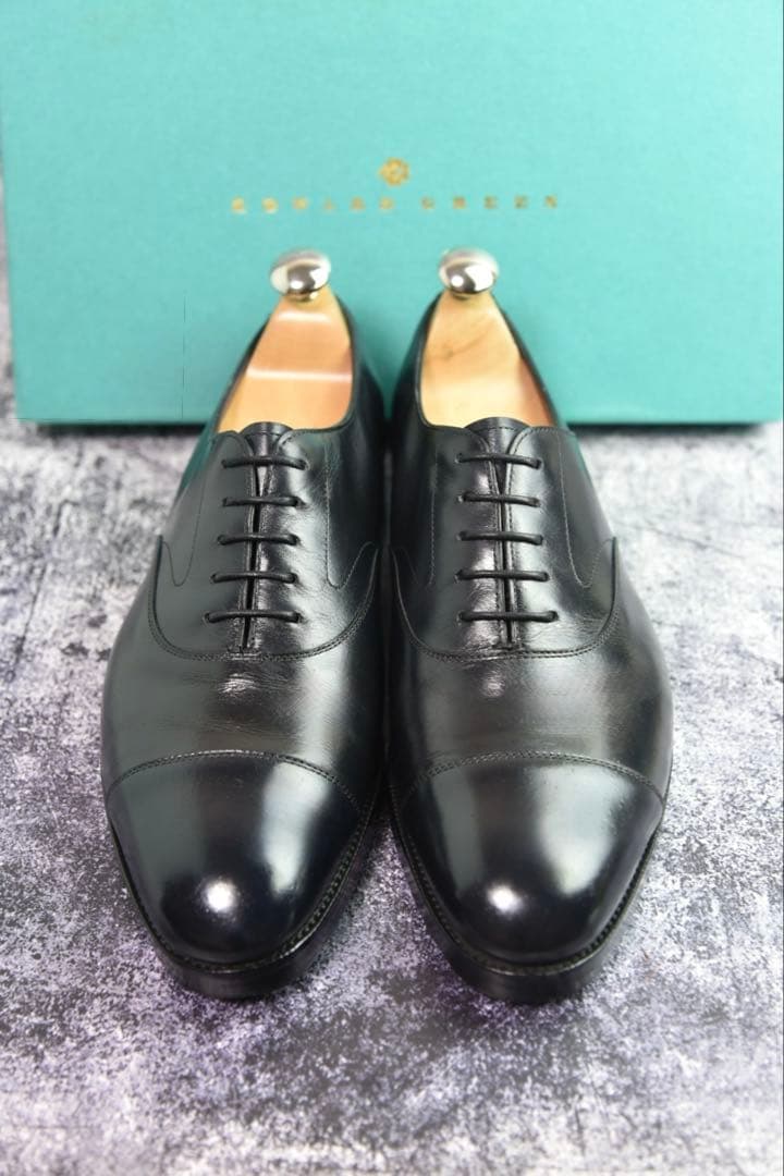 エドワードグリーン　チェルシー　7.5E　黒　202ラスト　シュークロス付属