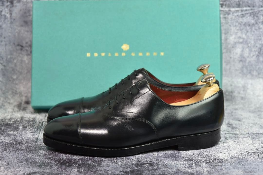 エドワードグリーン　チェルシー　7.5E　黒　202ラスト　シュークロス付属