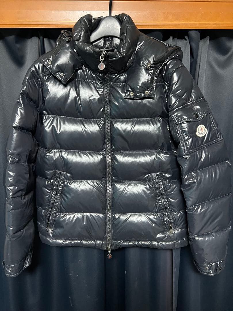 Moncler maya ダウンジャケット Black Moncler Maya Hooded Short Down Jacket - Short Down Jackets