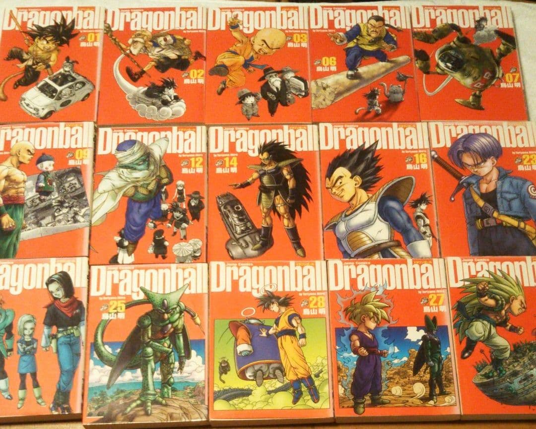 漫画 ドラゴンボール完全版 15冊（1巻～33巻 バラセット） - メルカリ