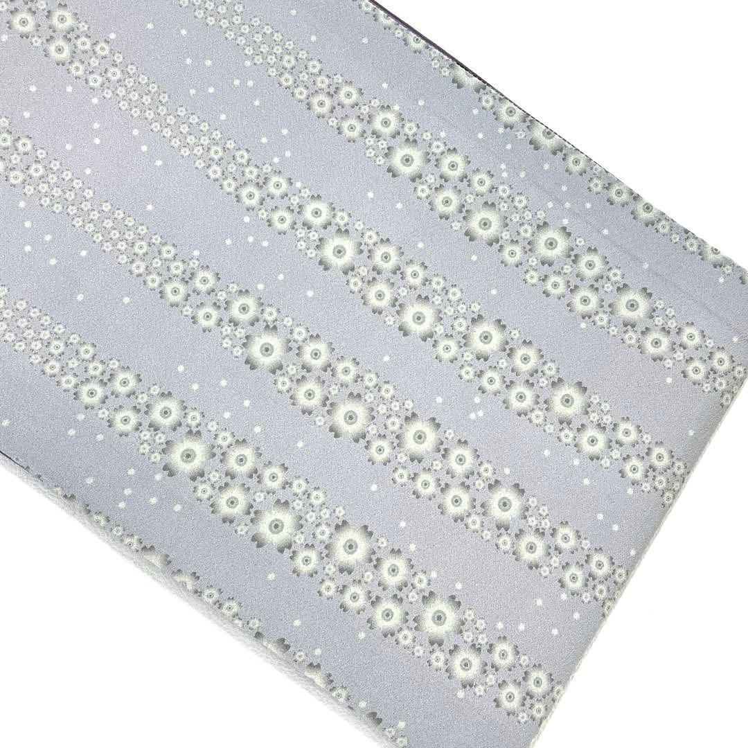 帯6529 ○高級正絹 型染 両面全通 リバーシブル 京袋帯 袋名古屋帯